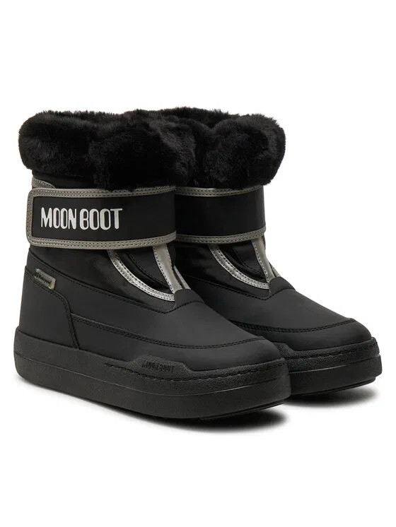 Сноубутсы Junior Park Strap Moon Boot, черный — фото 2