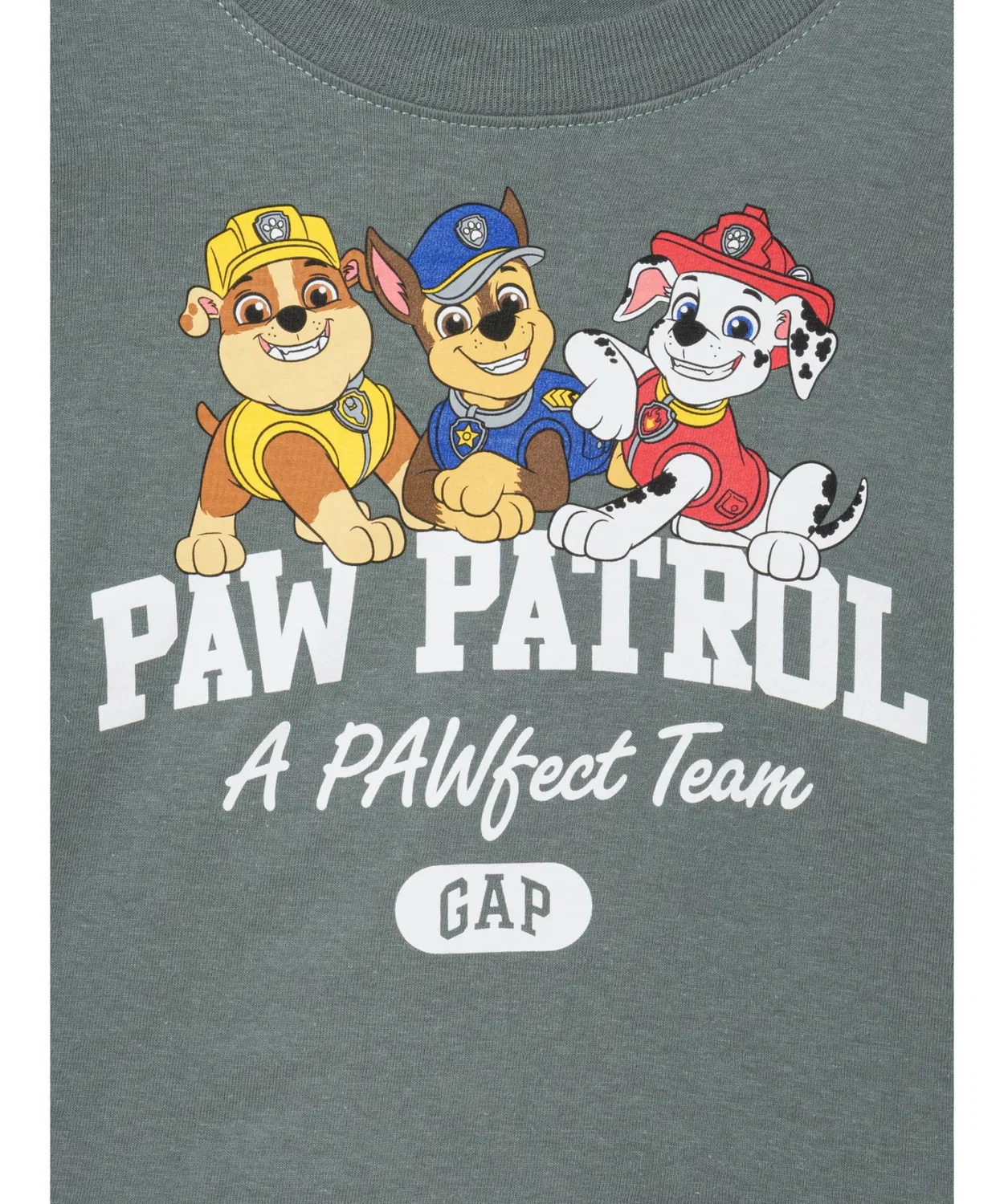 Детская футболка с длинным рукавомPaw Patrol GAP, Green — фото 4