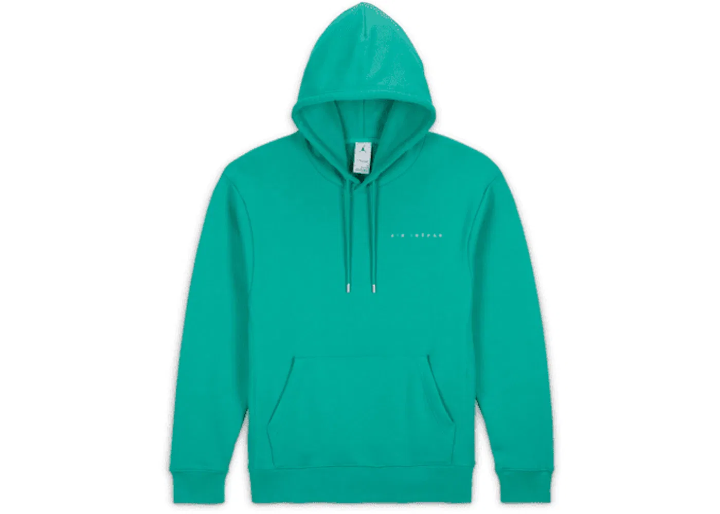 Мужская худи флисовая Jordan x Union MJ Fleece Hoodie Kinetic Green/White, Kinetic Green/White — фото 2