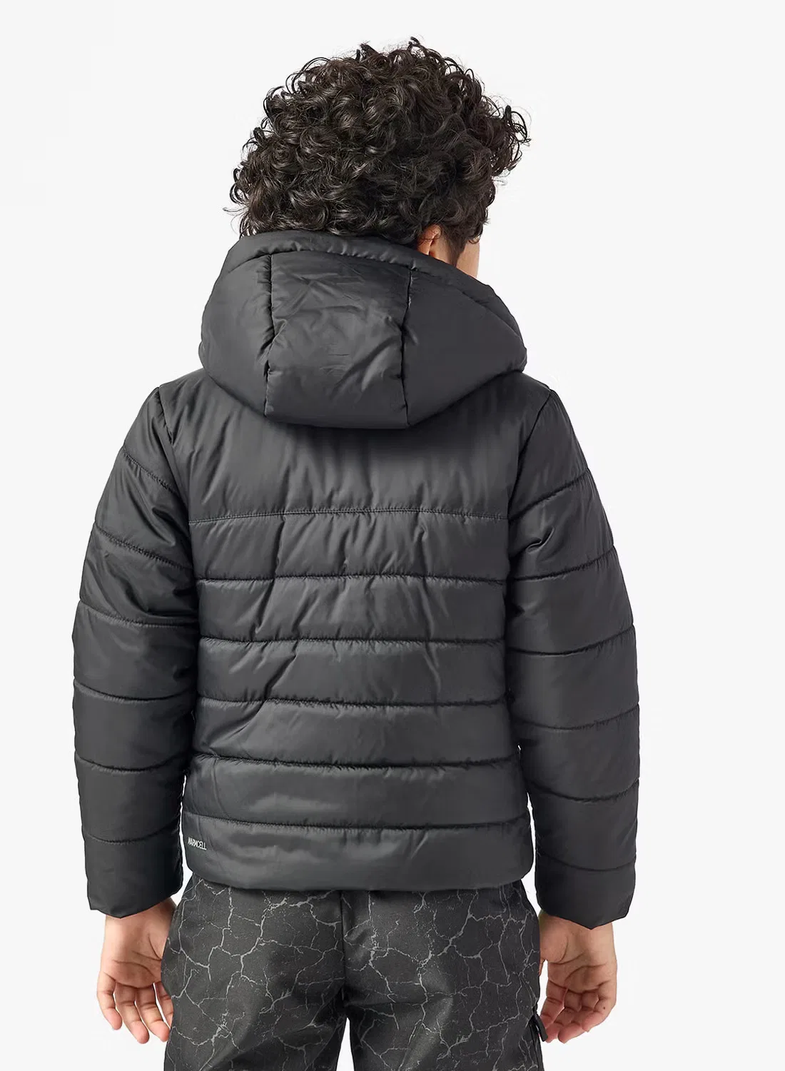 Худи детская утепленная с капюшоном Youth Essential Puma, черный — фото 2