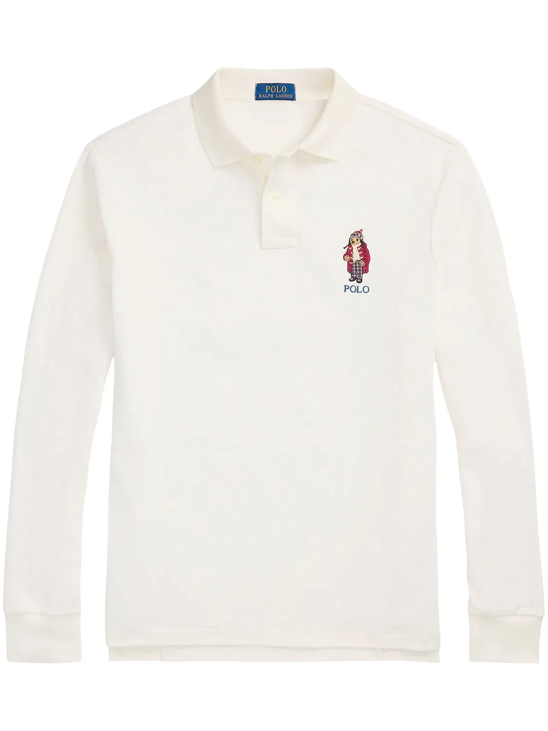Polo Ralph Lauren Рубашка‑поло с вышивкой, нейтральные тона