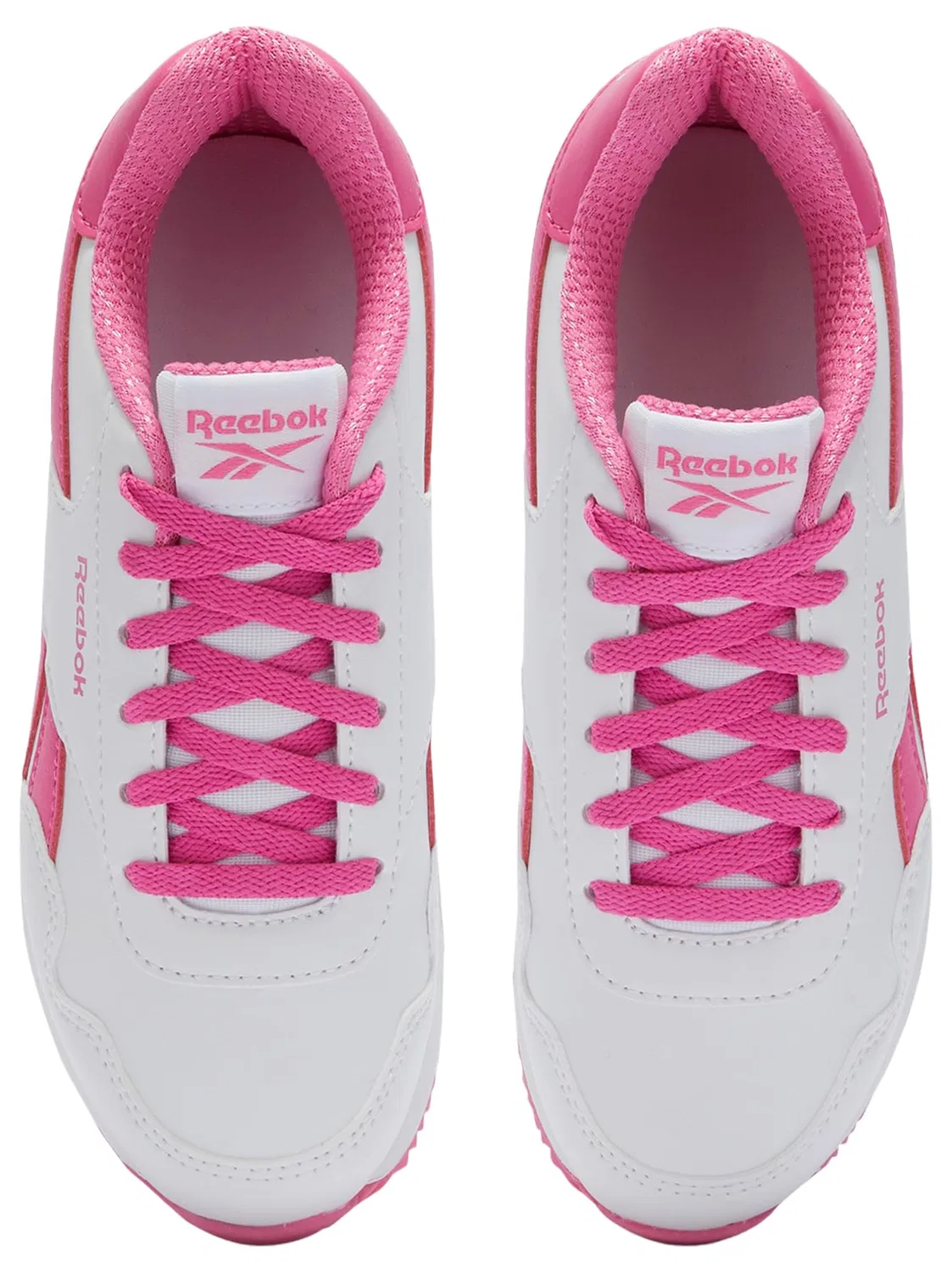 Детские кроссовки для девочек с классическим дизайном Reebok Royal Cl Jog 3.0, Ftwrwhite Ftwrwhite Truepink — фото 4