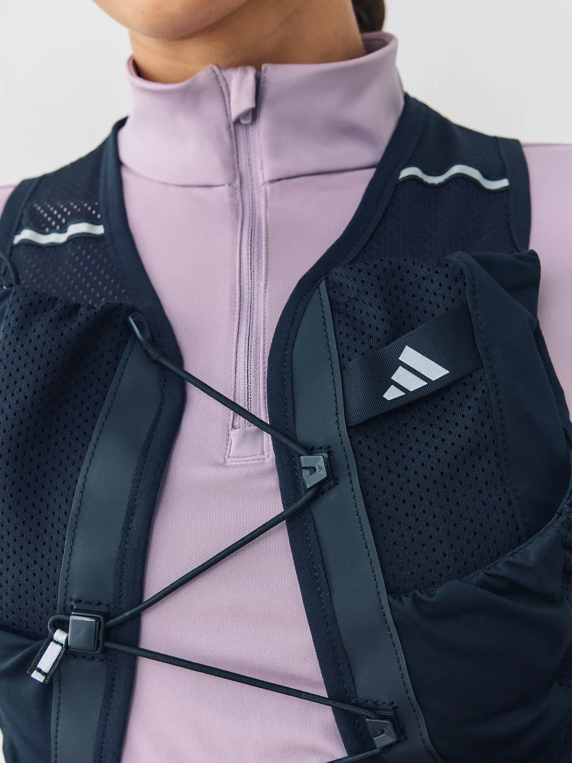 Жилет для бега adidas Run, черный — фото 4