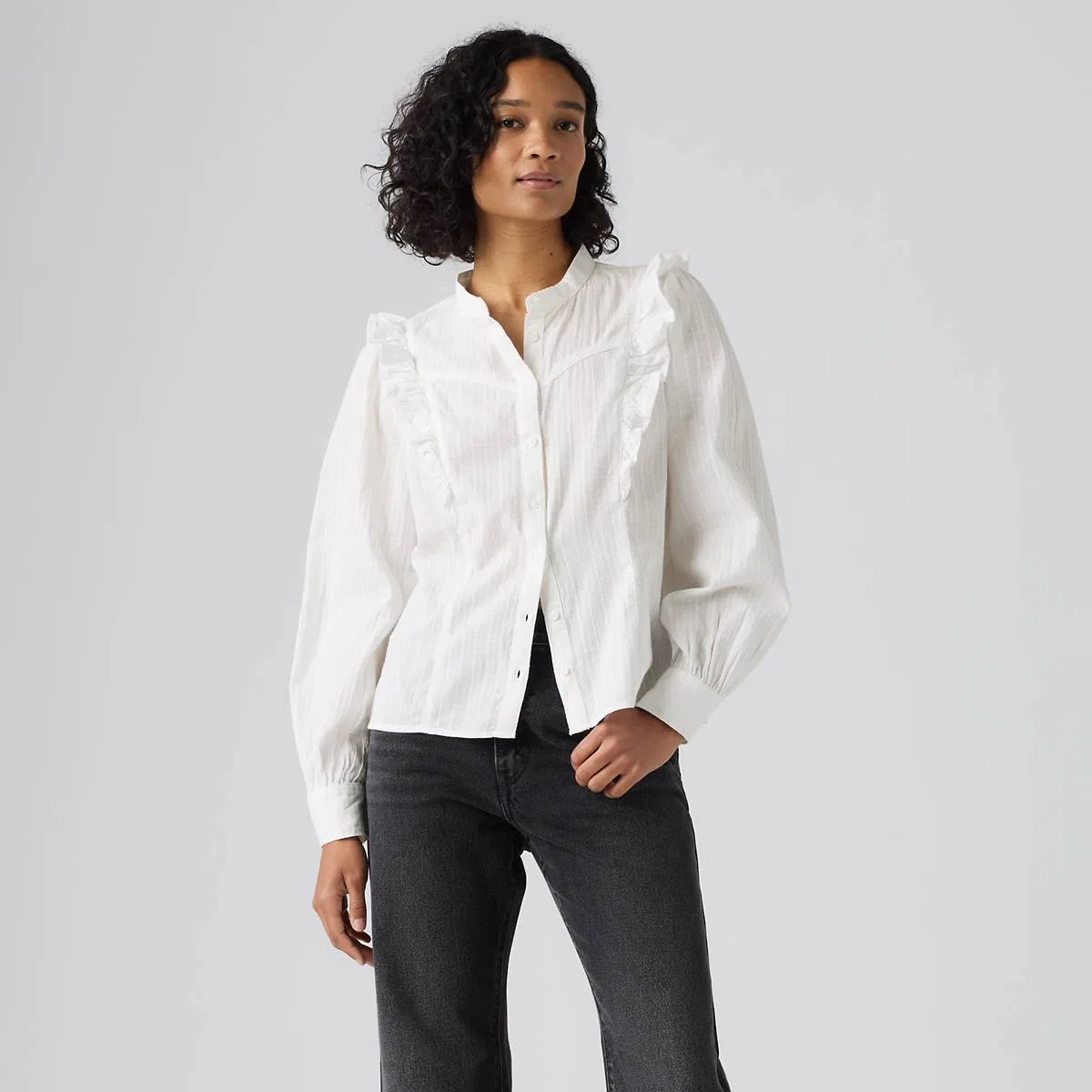Рубашка в стиле вестерн Джесси Levi's, Cloud Dancer - White — фото 3