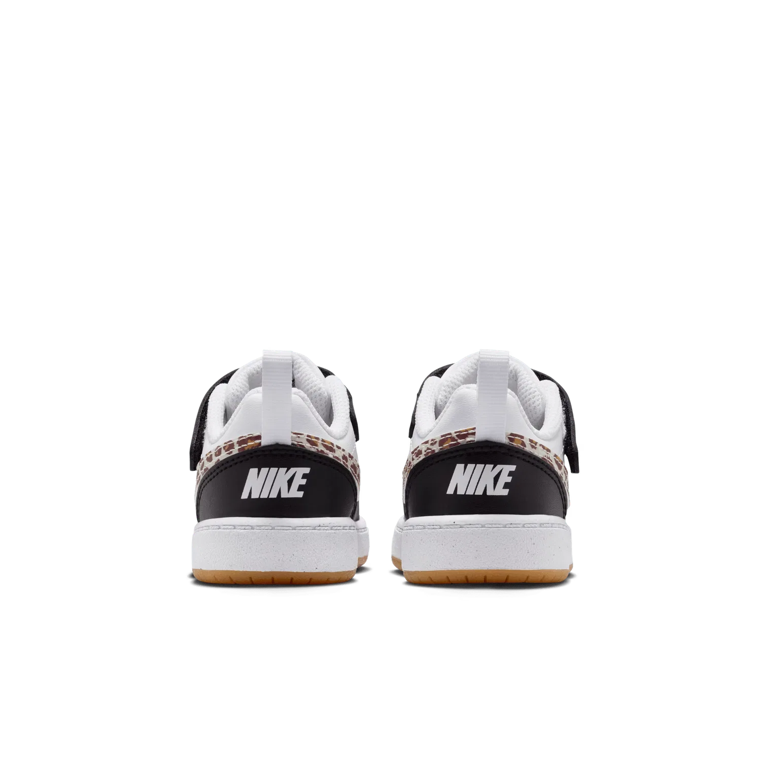 Детские кроссовки с эластичной шнуровкой и липучкой Nike, коричневый — фото 3
