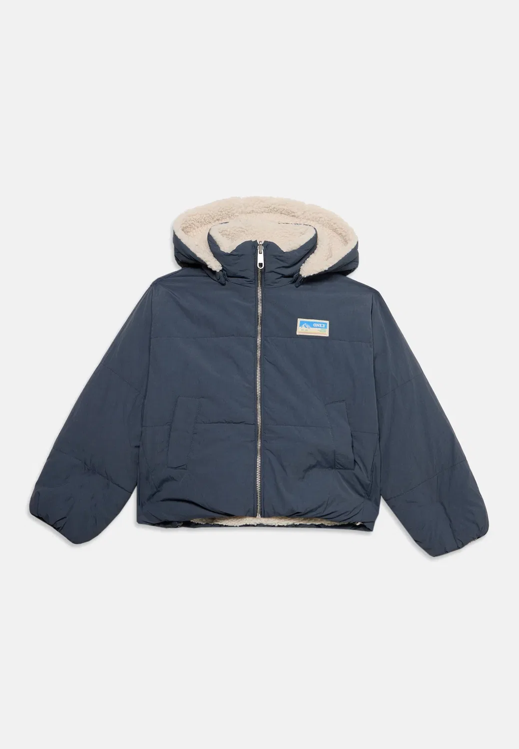 Пуховая куртка Kogmaria - зимняя куртка Only Girls, Ombre Blue — фото 3