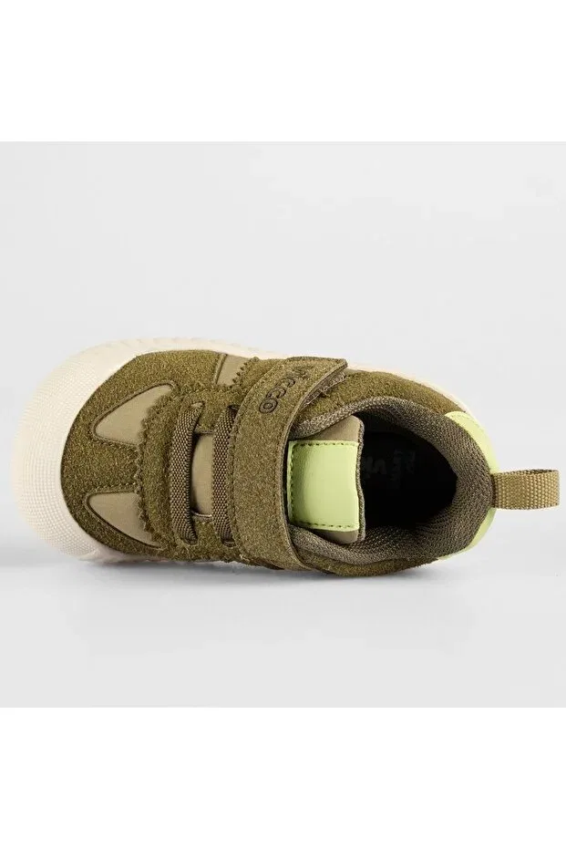 Детские кеды для мальчиков текстильные Vicco, Khaki — фото 4