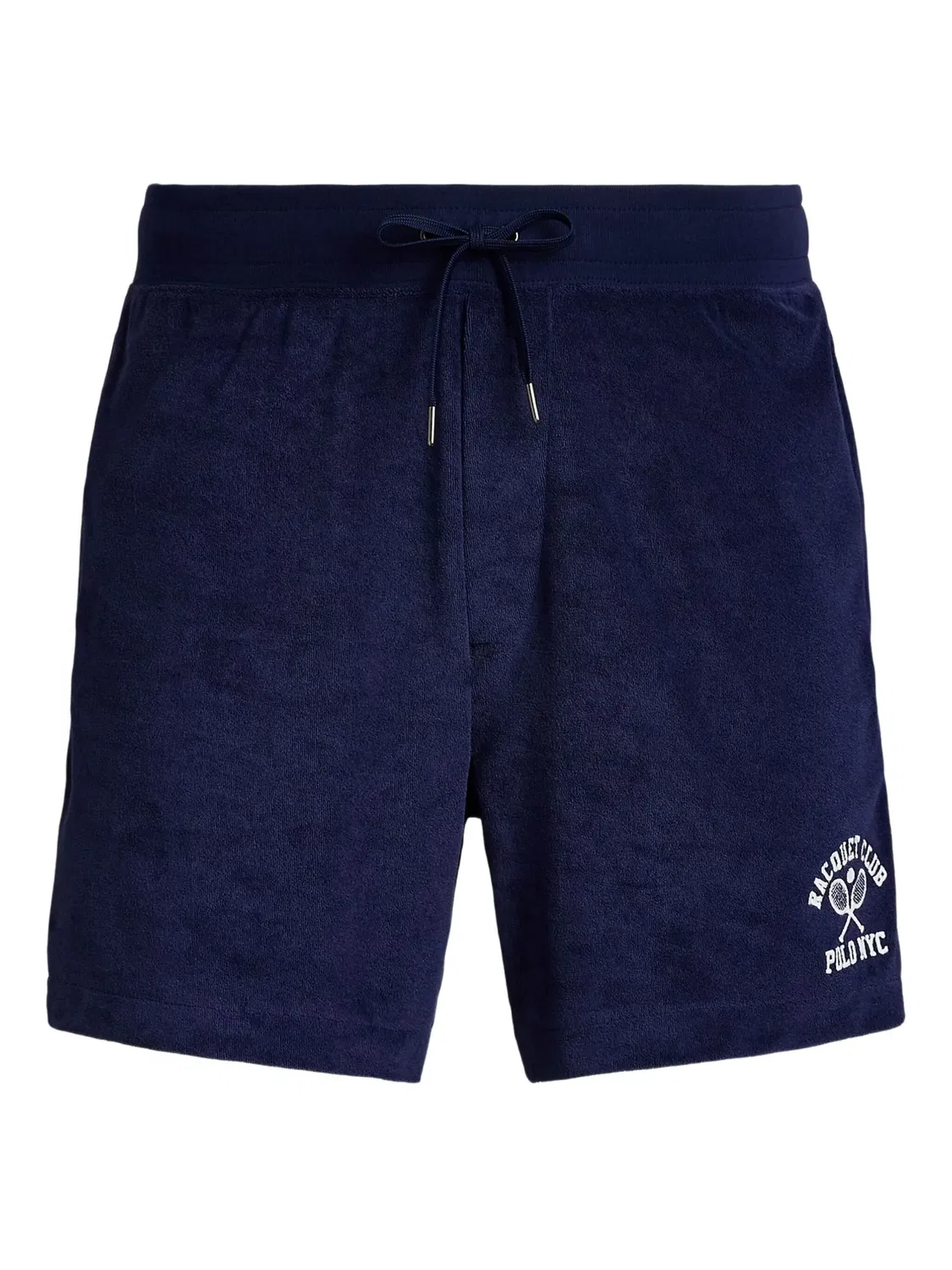 Шорты с вышивкой и боковой полосой Polo Ralph Lauren, темно-синий