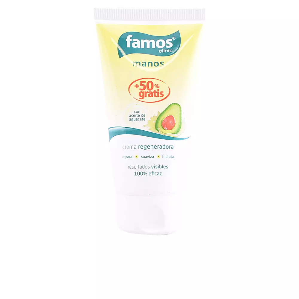 

Крем для рук Famos crema manos regeneradora aceite de aguacate Famos, 75 мл.