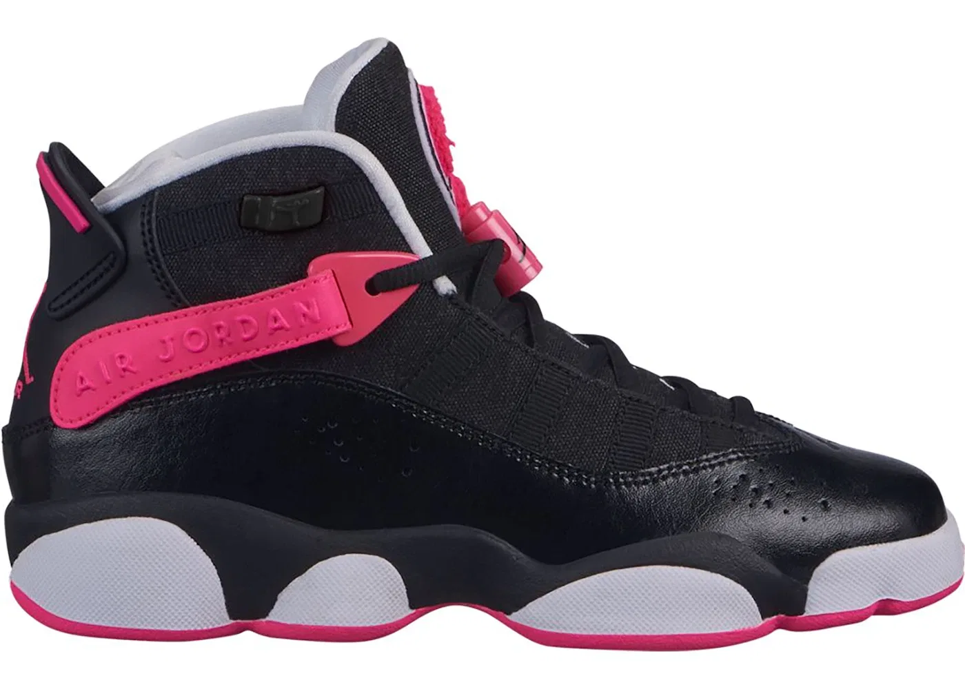 Детские кеды Lifestyle Jordan 6 Rings, Black/Hyper Pink-White