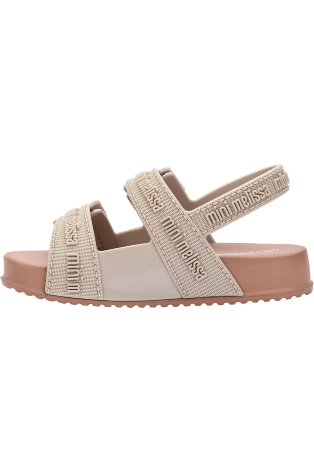 Сандалии детские с регулируемыми ремешками Mini Cozy Lover Mini Melissa, коричневый — фото 3