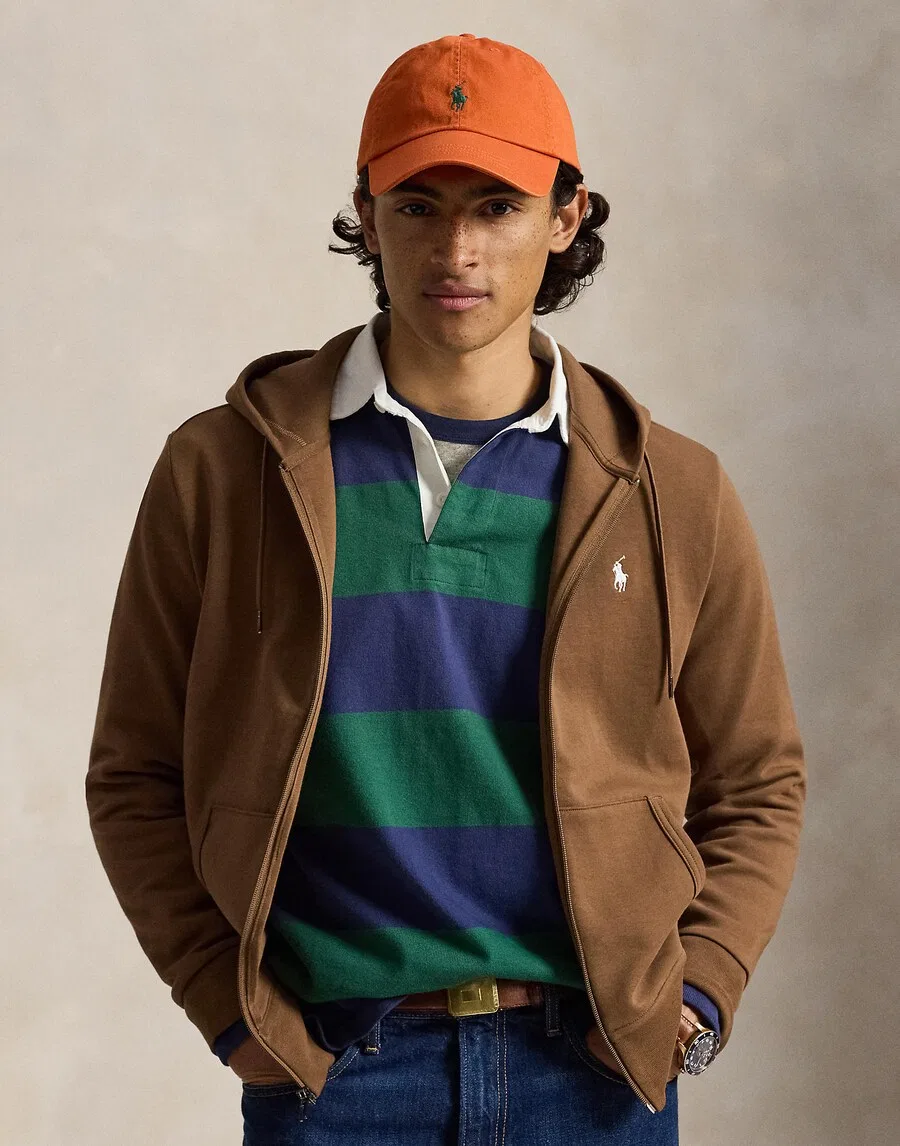 Худи на молнии Polo Ralph Lauren в цвете Umbra — фото 2