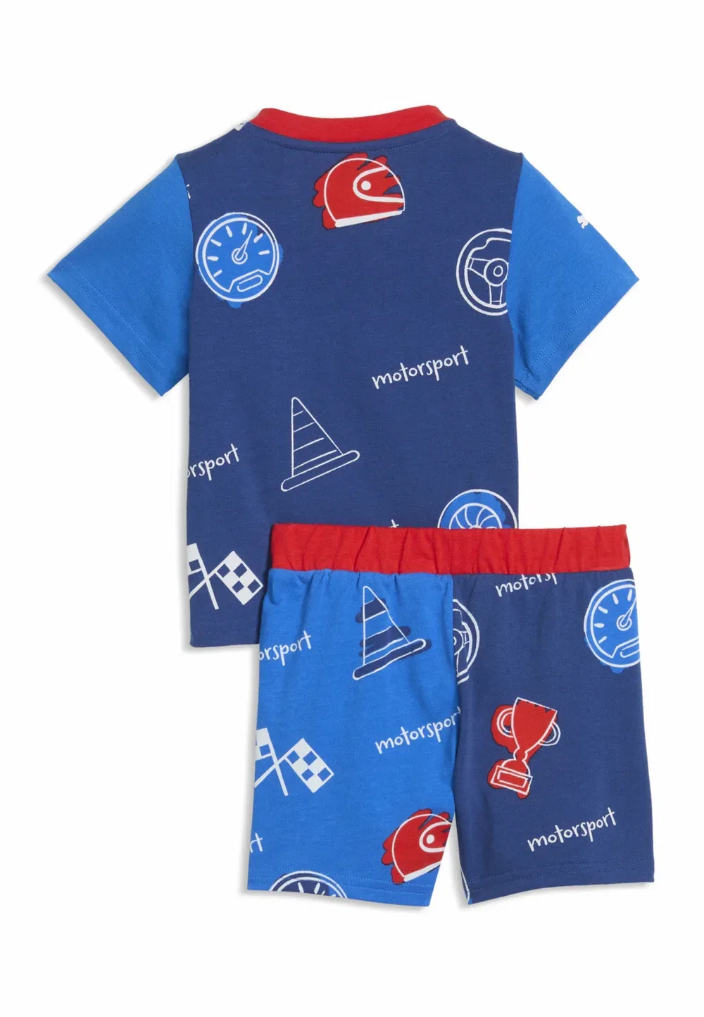 Bmw m Motorsport Essentials спортивная одежда для тренировокsanzug комплект унисекс - шорты Puma, Pro Blue-M Color Aop — фото 2
