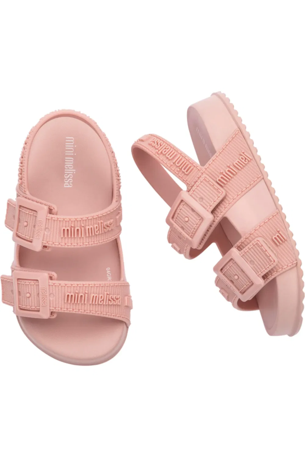 Детские сандалии слингбэк с ароматом Tutti Fruitti Mini Cozy Lover Mini Melissa, розовый — фото 4