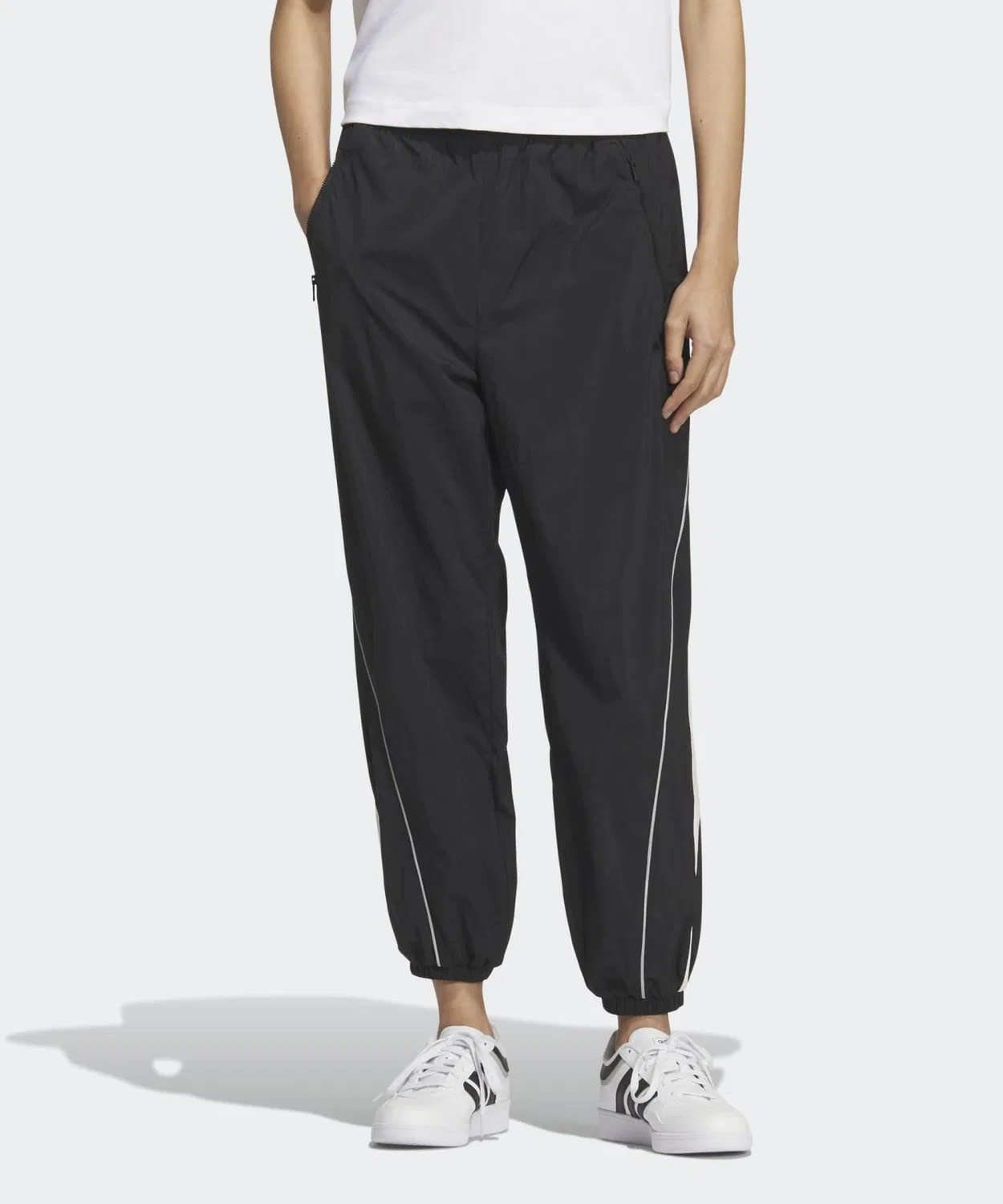 Женские спортивные штаны свободного кроя STSV Adidas, Black