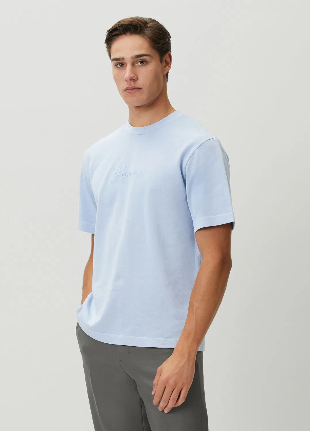 Футболка Jacquemus Pigmento Mavi, blue — фото 3