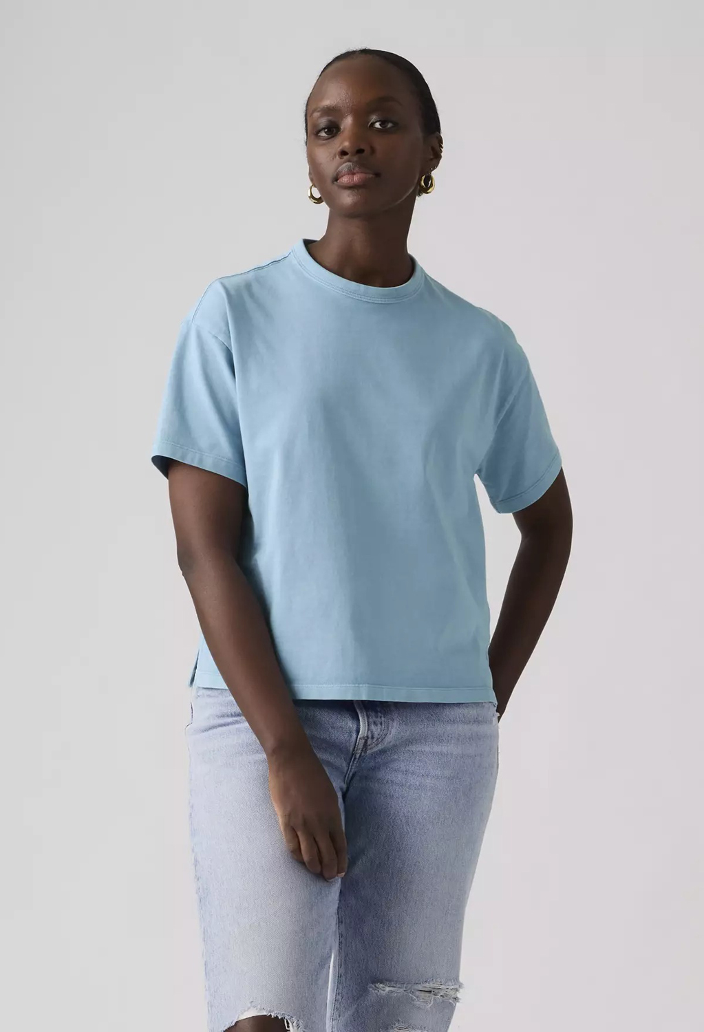 Футболка Levi's Premium Vintage Garment Dye Short-sleeve, синий — фото 3