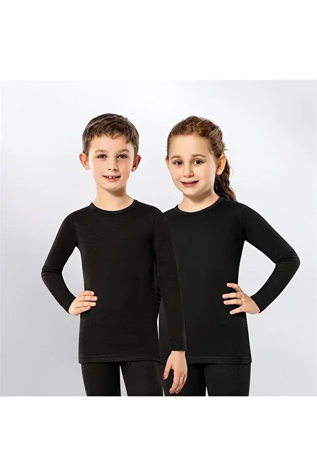 Детское термобелье для мальчиков хлопковое Cicitime Çocuk Modası, Black