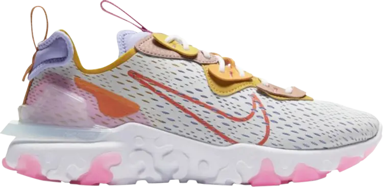 Кроссовки Nike Wmns React Vision 'Saffron', серый