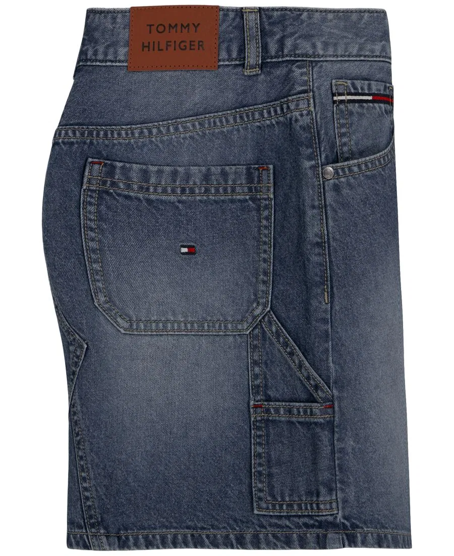 Джинсовая юбка-карго с молотковой петлей Tommy Hilfiger, Dekalb Wash — фото 3