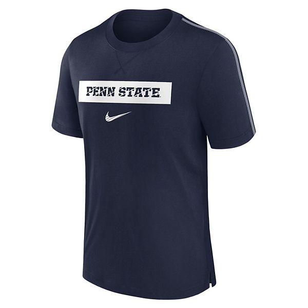 Мужская футболка penn state nittany lions 2024 sideline player performance tri-blend Nike — фото 3