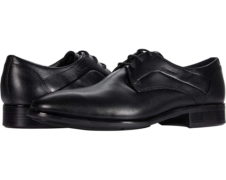 

Оксфорды Citytray GORE-TEX Plain Toe Tie ECCO, черный