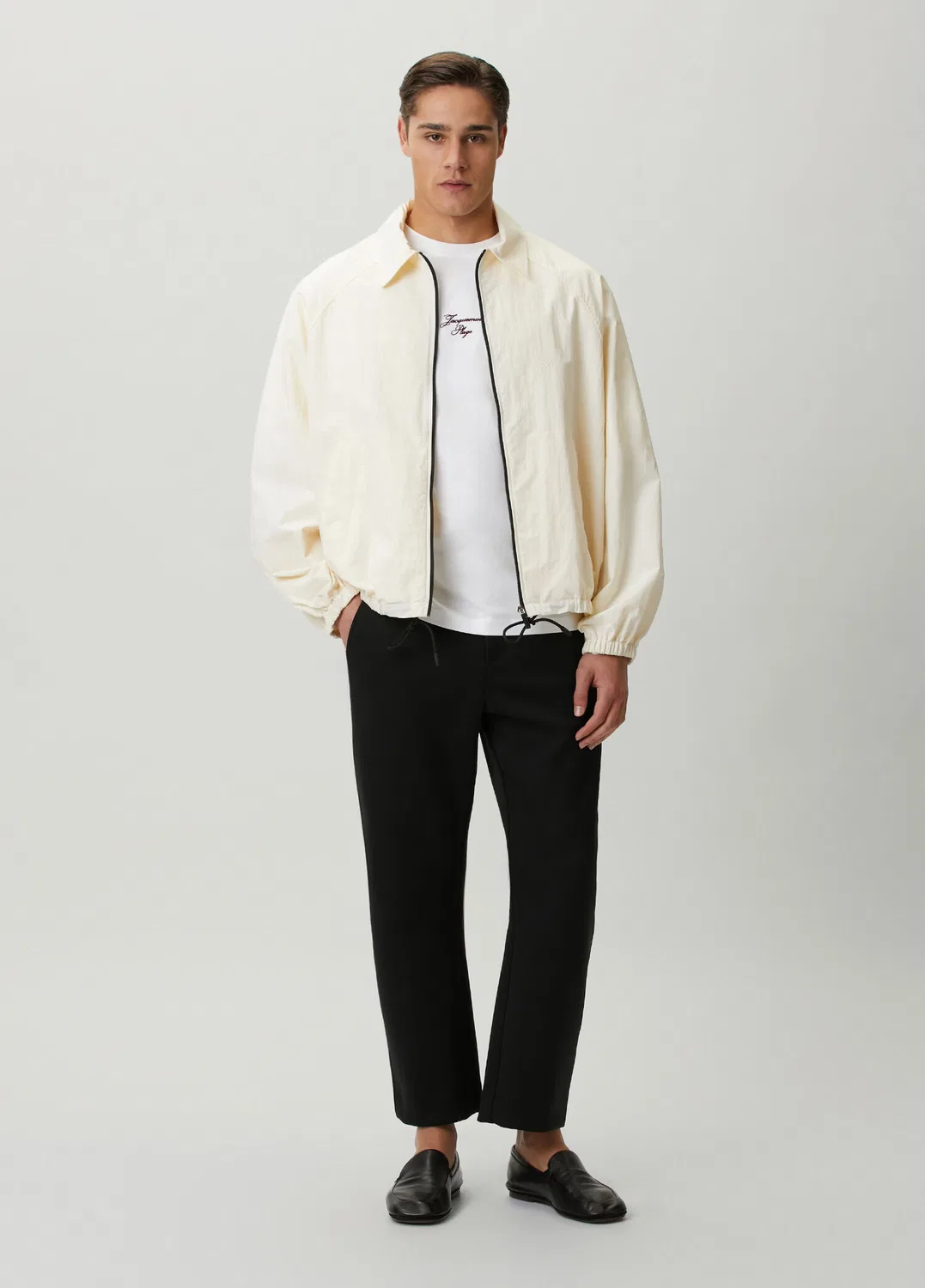 Футболка Beyaz Figür Nakışlı Logolu Jacquemus, White — фото 2