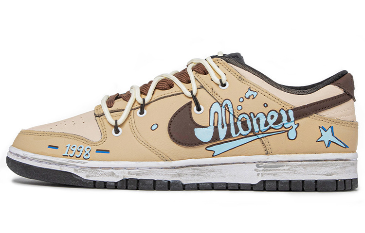

Кроссовки Nike Dunk Skateboard Shoes Men Low-Top Khaki Brown