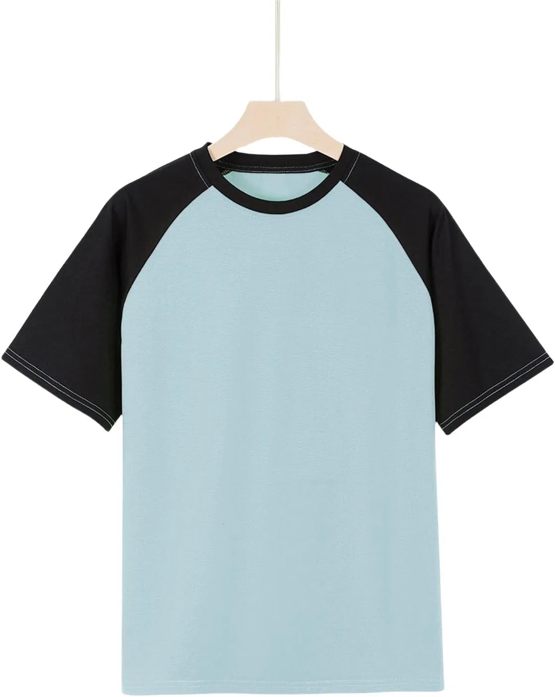 Мужская базовая футболка реглан Slim Fit, Grey — фото 4