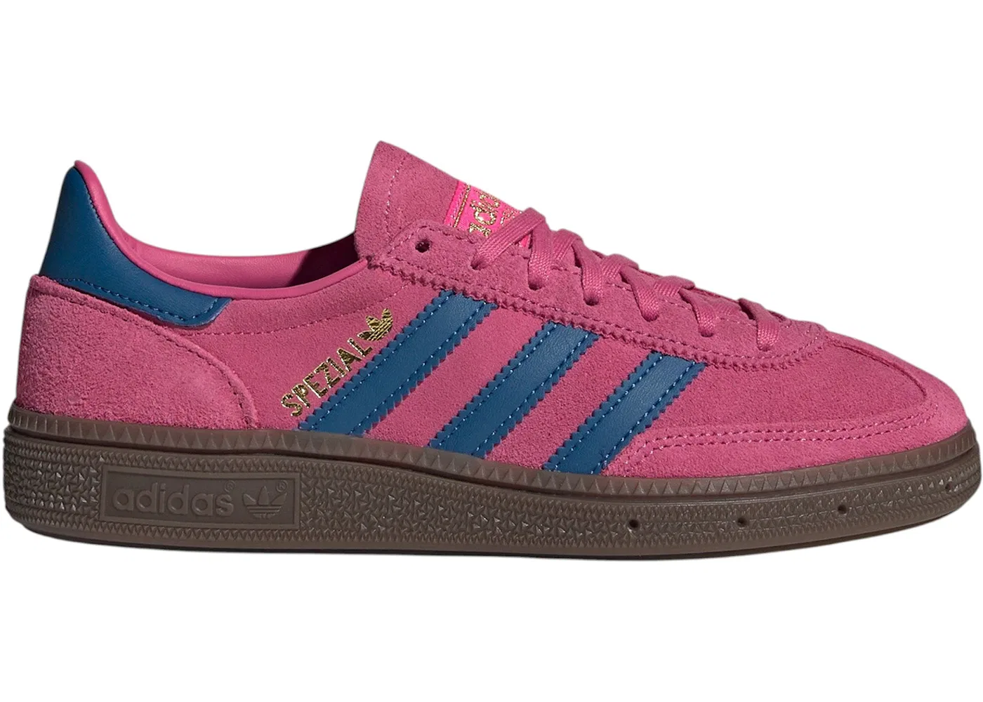 Детские кроссовки Lifestyle с низким профилем Adidas Handball Spezial, Shock Pink Dark Marine Gum