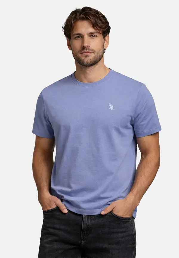 Футболка хлопковая Uscaaleb U.S. Polo Assn., blau, синий