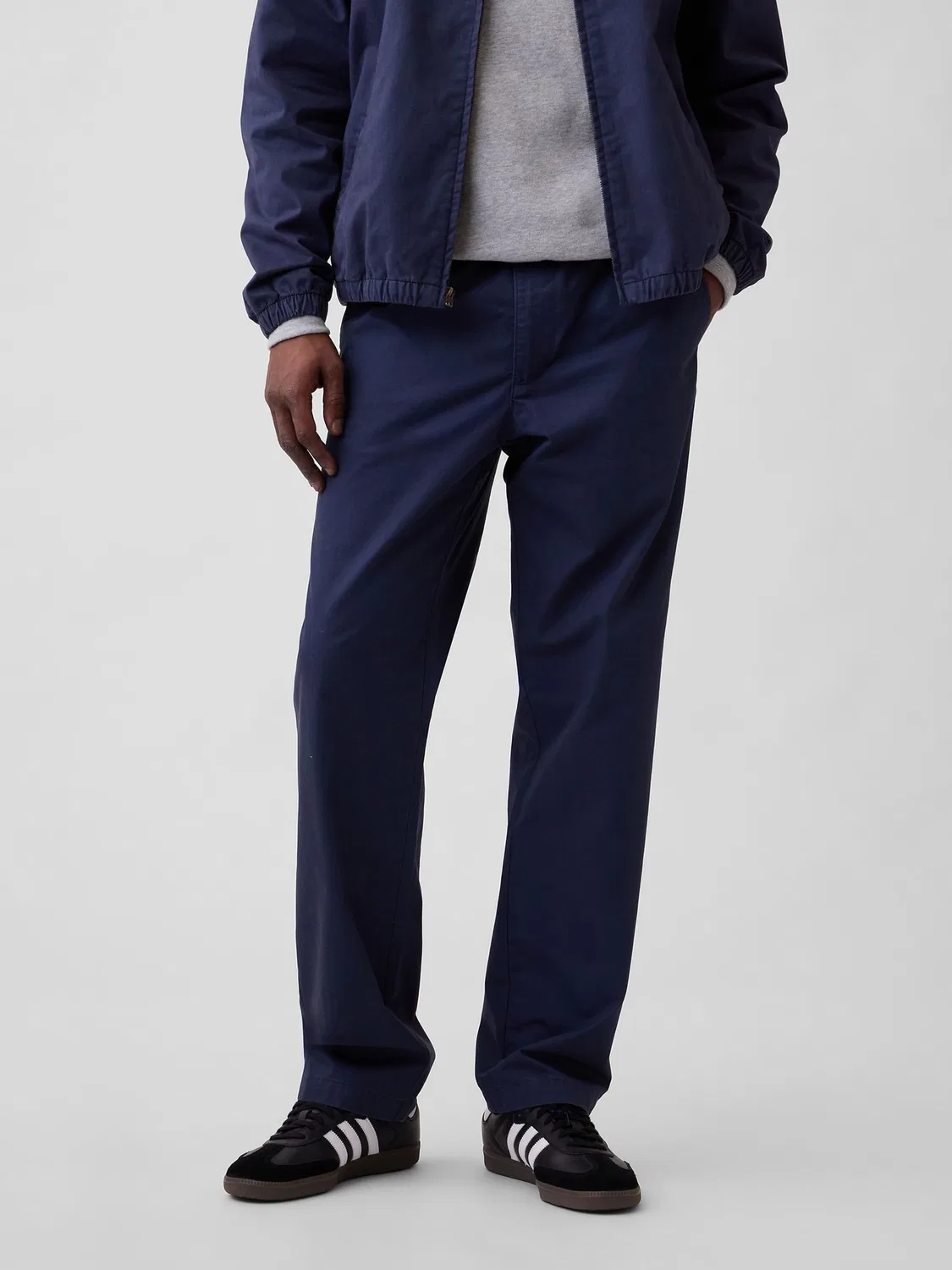 Брюки чинос Relaxed Fit Gap, темно-синий