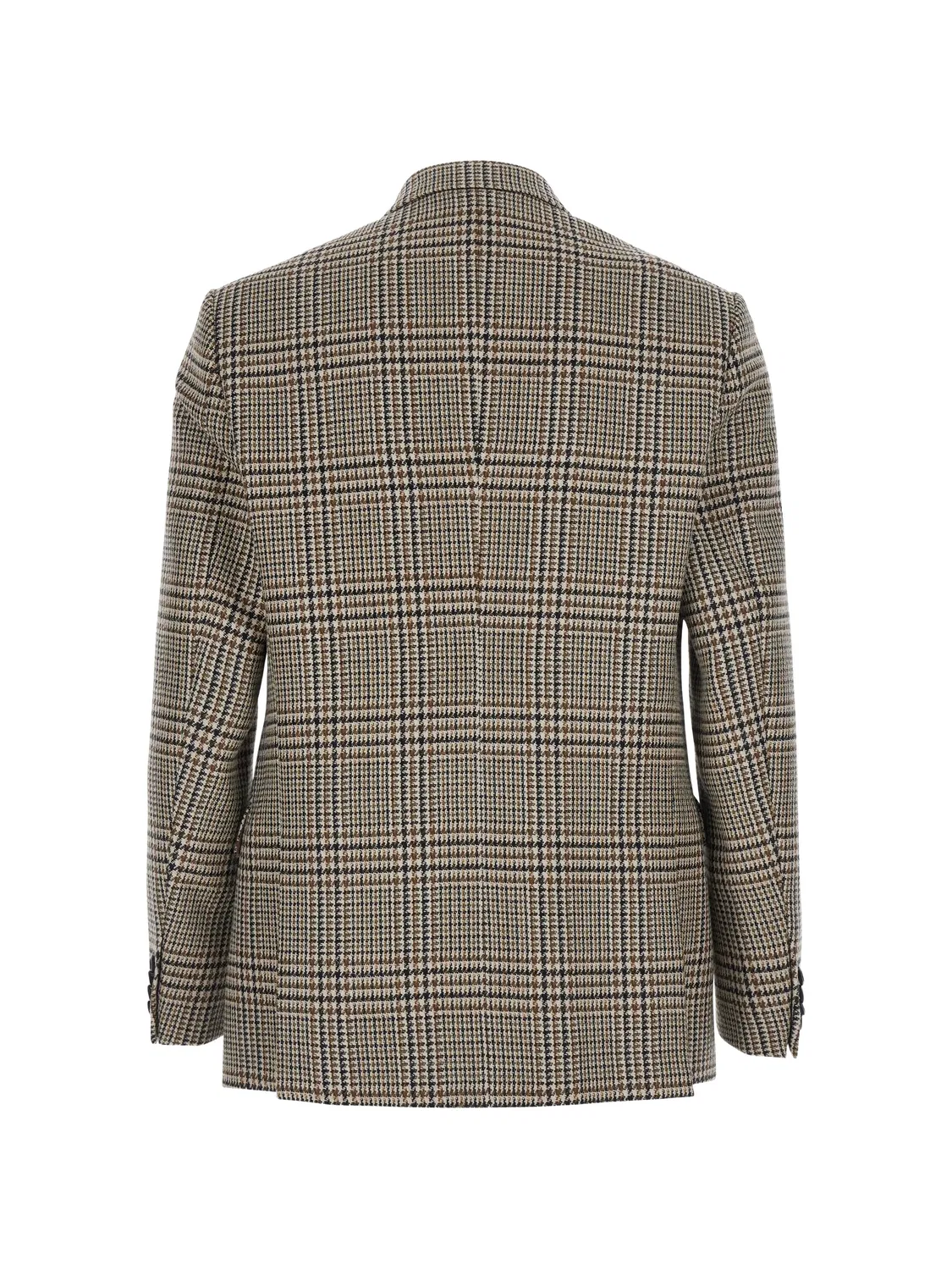 Emporio Armani Двубортный пиджак Prince of Wales нейтральные тона — фото 3