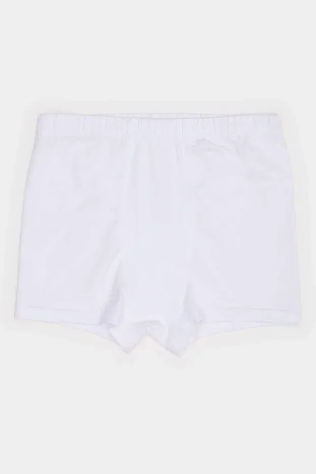 Детские боксеры для мальчиков хлопковые 3-Pack Defacto, White-Wt34 — фото 2
