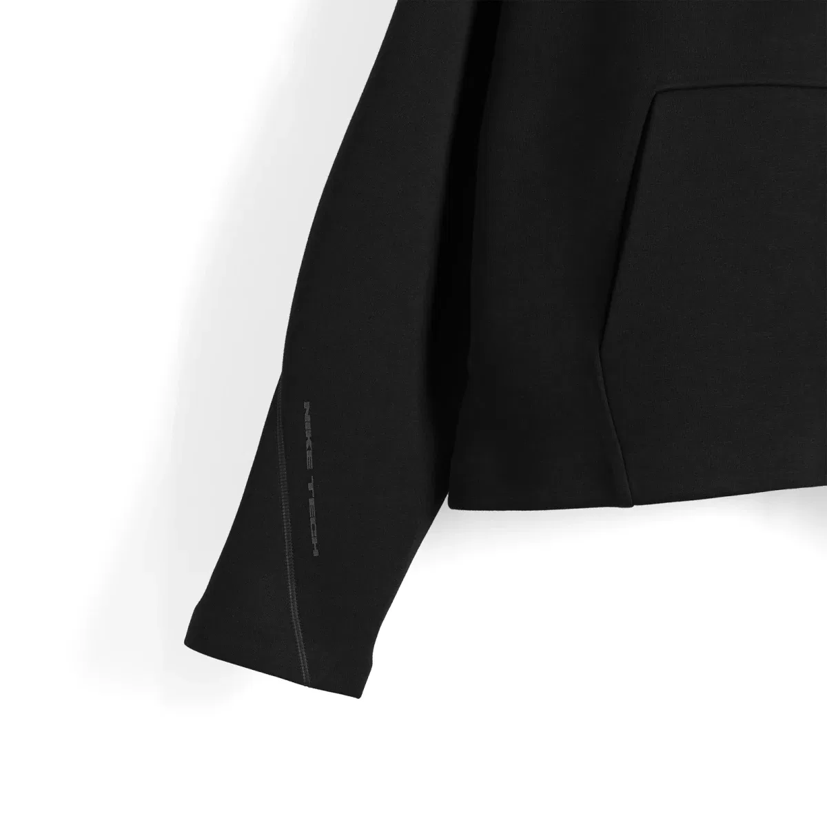 Худи из футера с молнией Tech full zip fleece hoodie Nike, Black — фото 3
