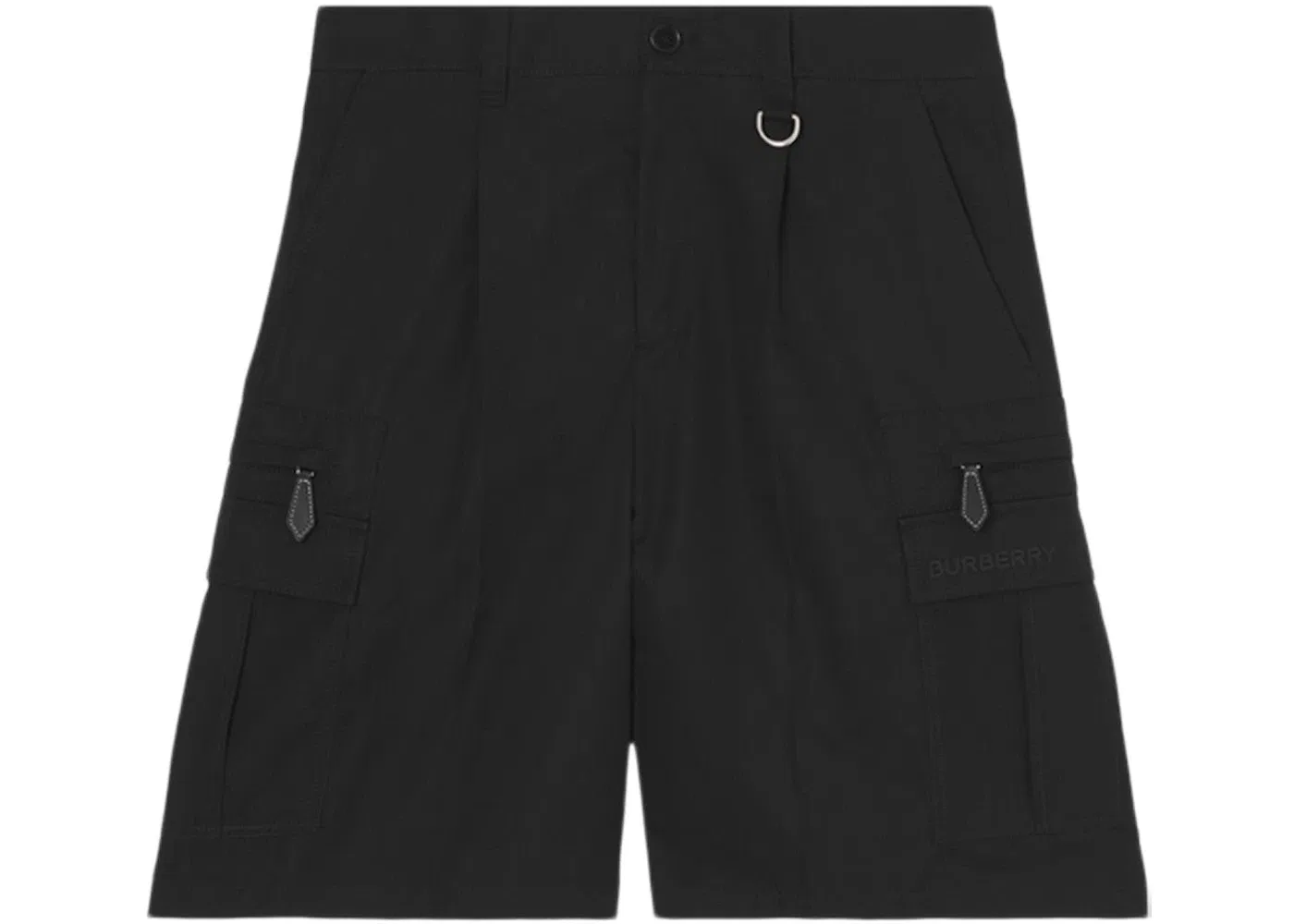 Мужские шорты карго с D-кольцом из габардина Burberry, Black