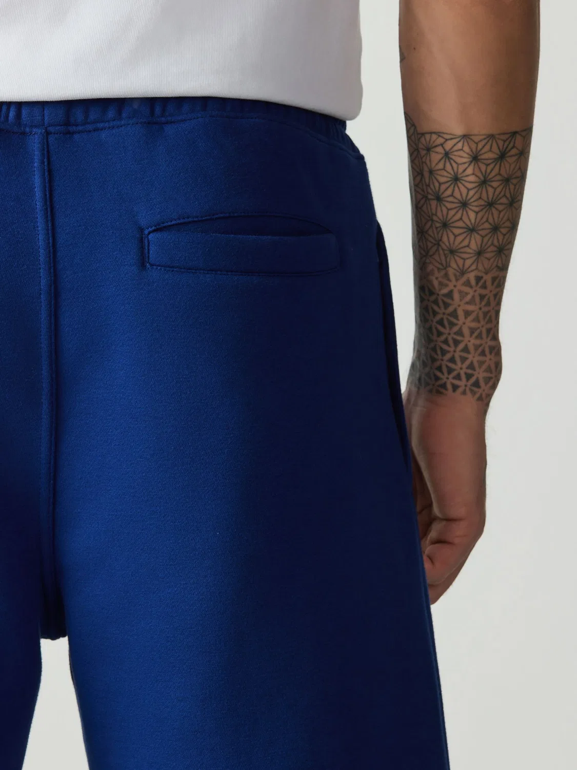 Шорты классические из махровой ткани Cobalt Blue Next, синий — фото 3