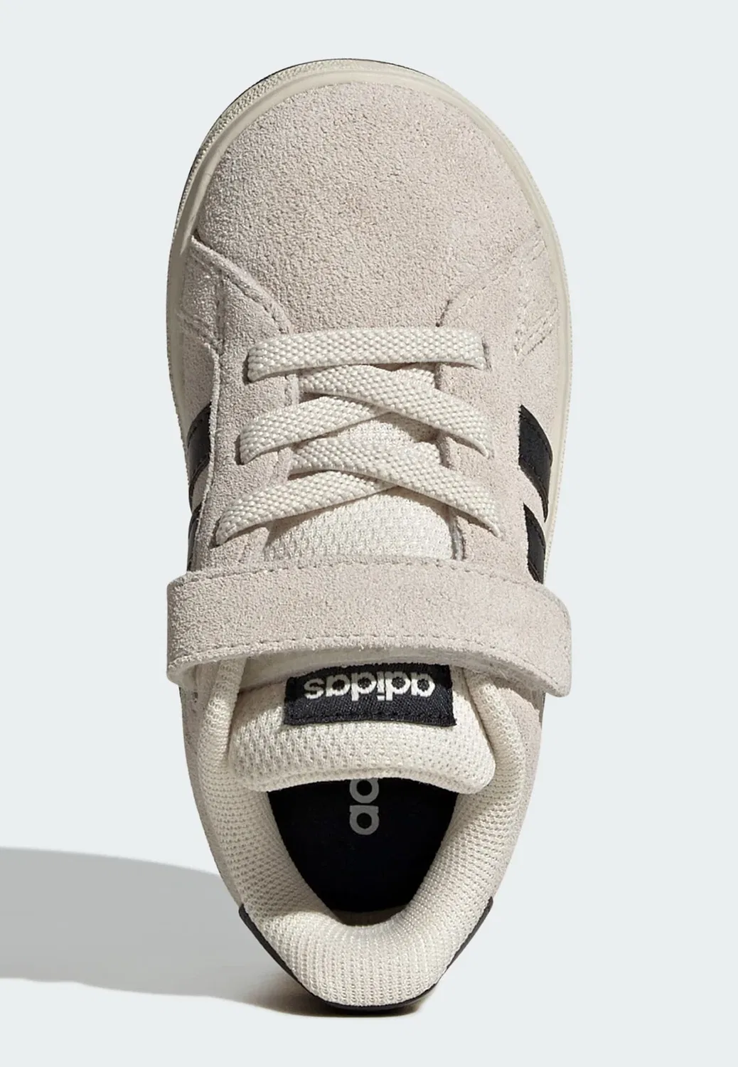 Grand court 00s el i унисекс - кроссовки для ходьбы Adidas Performance, White/Core Black/Ftwr White — фото 3