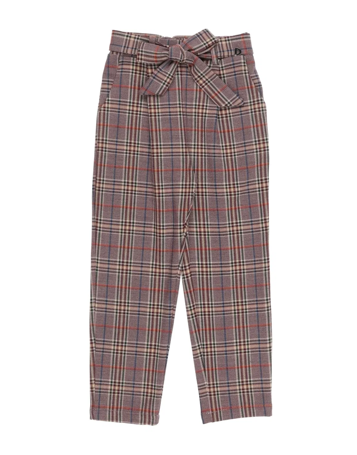 Детские брюки для девочек с принтом Glen Plaid Dixie, светло-фиолетовый