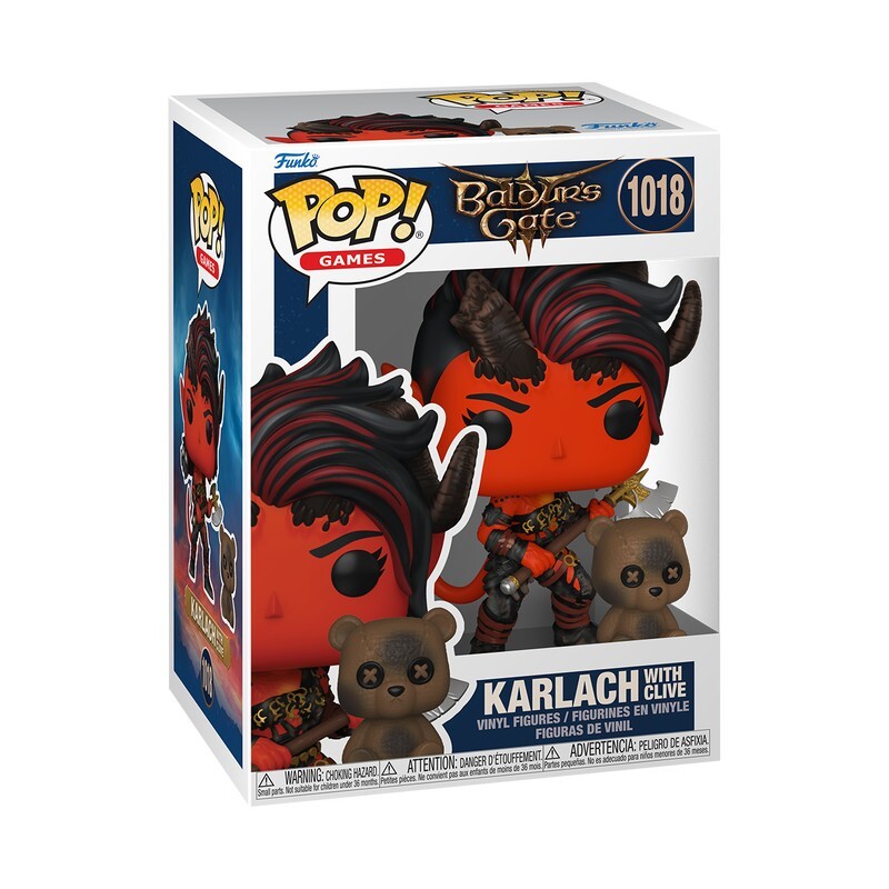 

Виниловая фигурка Funko Pop! & Buddy Baldur's Gate, Karlach with Clive, 12 см