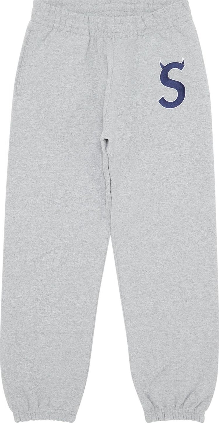 

Спортивные брюки Supreme S Logo Sweatpant 'Grey', серый