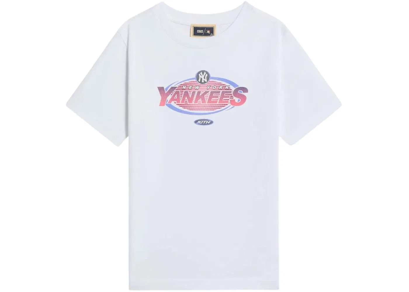 Детская футболка с принтом Retro Kith, белый
