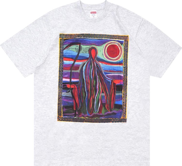 

Футболка Supreme Reaper Tee 'Ash Grey', серый