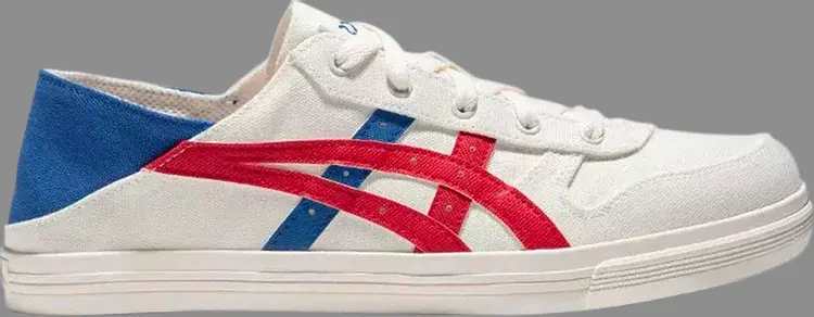 

Кроссовки aaron slip-on 'white red blue' Asics, белый