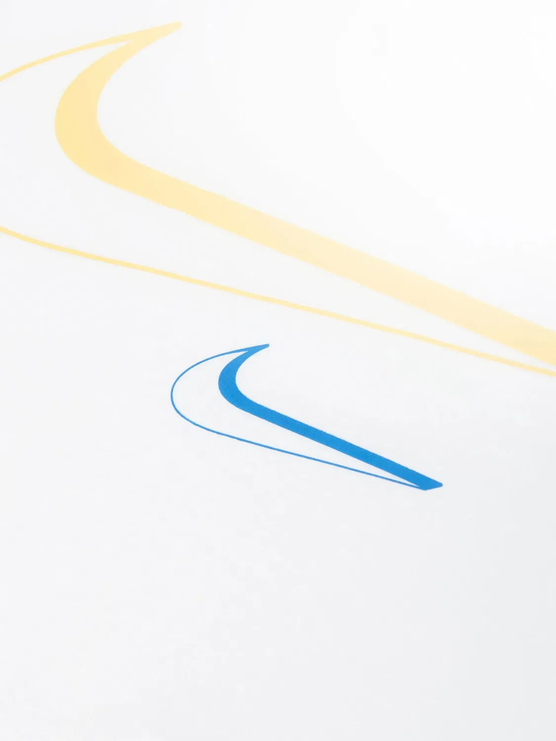 Футболка свободного кроя с принтом Swoosh Nike Kids, белый — фото 4