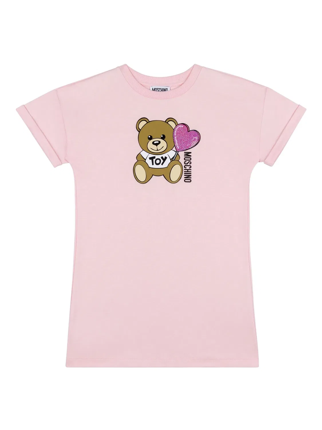 Платье для девочек с подкладкой из RDS Moschino, розовый