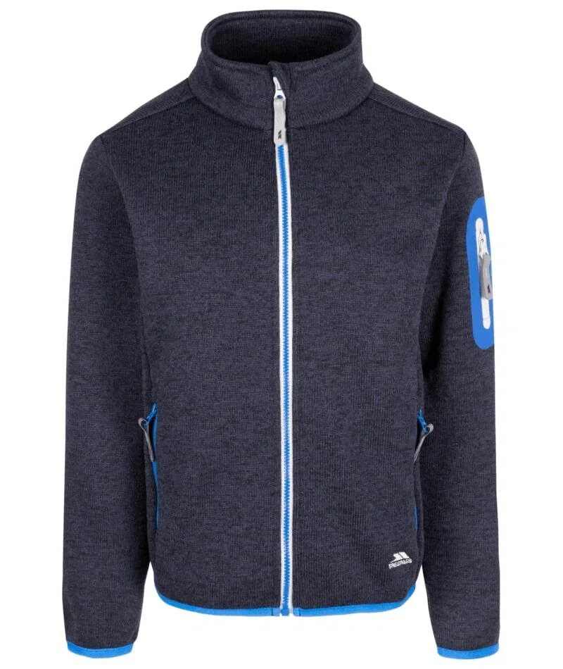 Детский свитшот с флисом Whisk Trespass, Blue Hellcyan