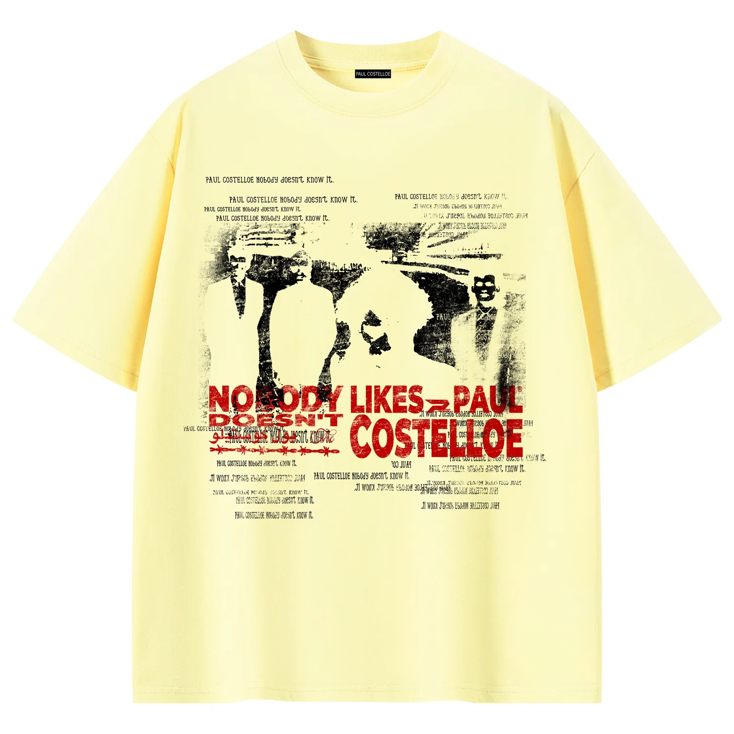 Детская футболка хлопковая Unisex Cream Yellow Paul Costelloe