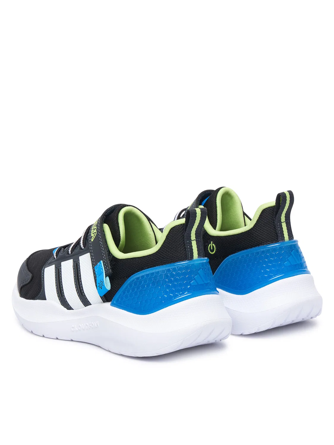 Кроссовки для мальчика Lightorama Runner Shoes Children Adidas, черный — фото 3