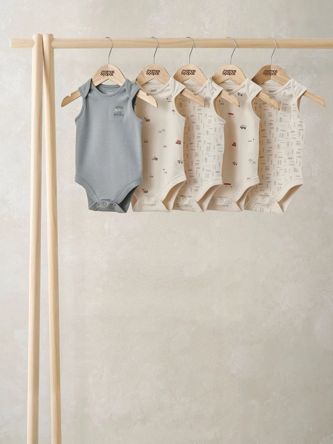 Боди Mamas & Papas Little Explorer 5 шт., синий